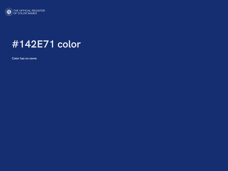 #142E71 color image