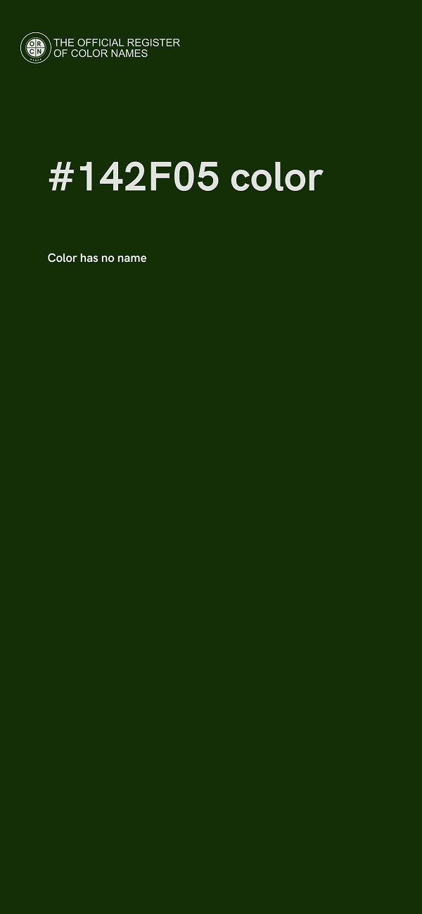#142F05 color image