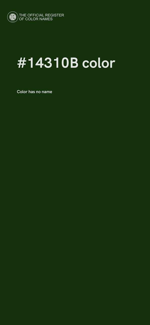 #14310B color image