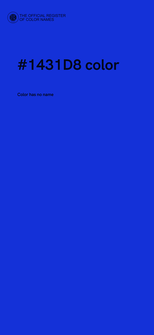 #1431D8 color image