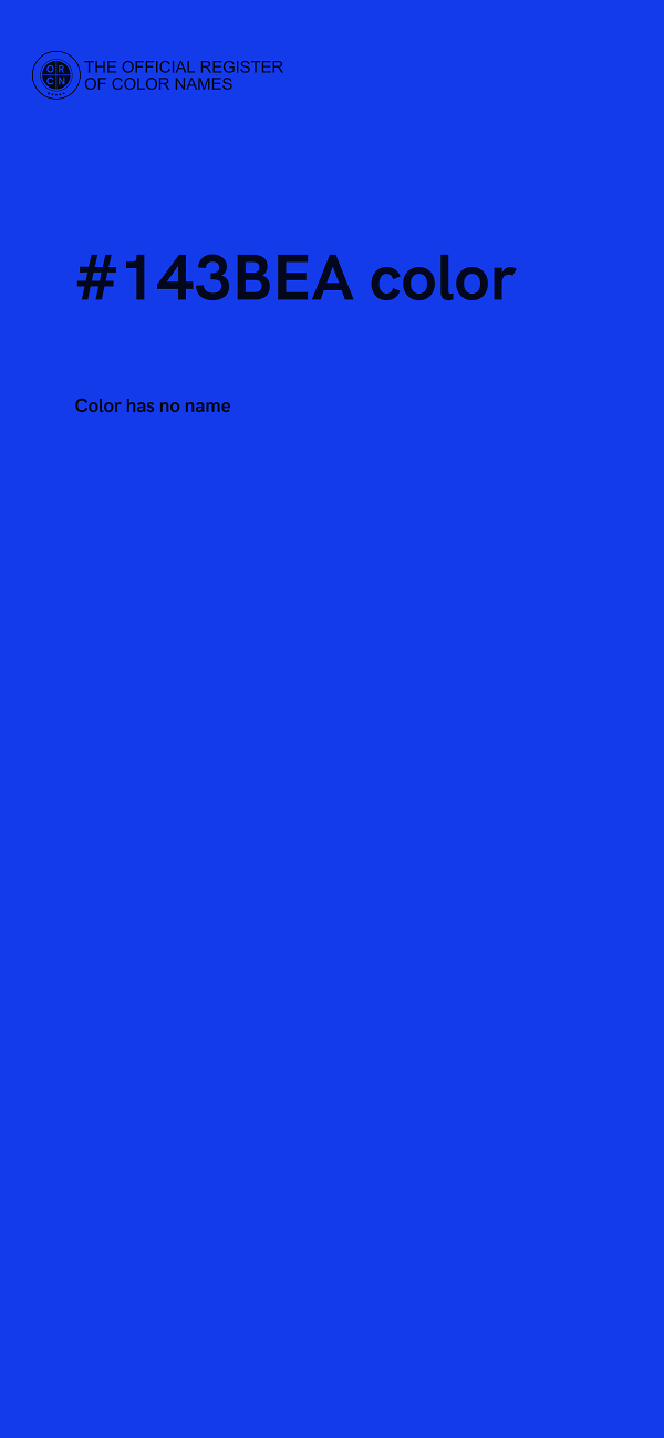#143BEA color image
