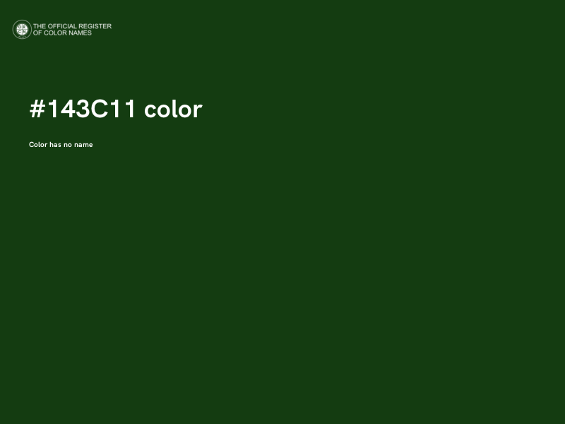 #143C11 color image