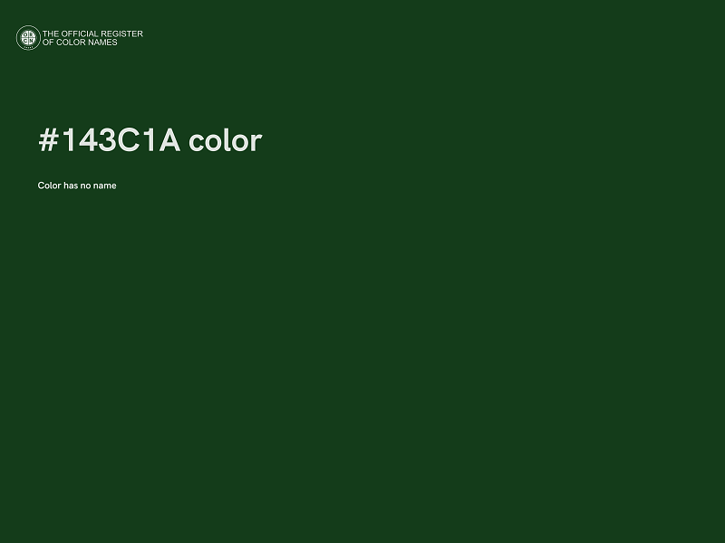 #143C1A color image