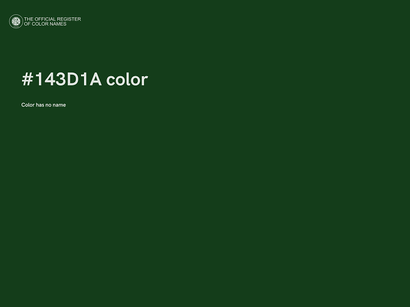 #143D1A color image