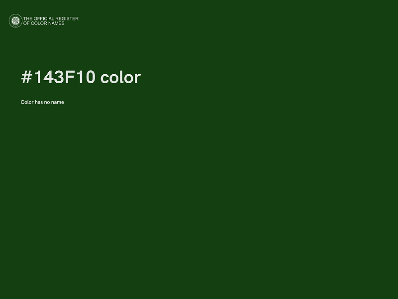 #143F10 color image