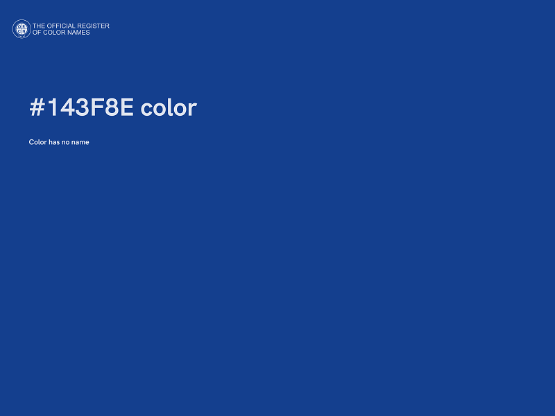 #143F8E color image