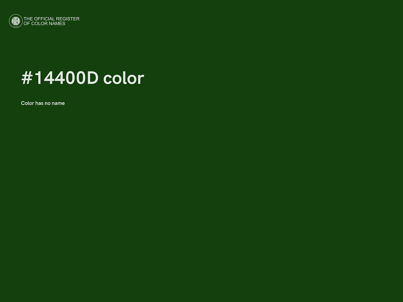 #14400D color image