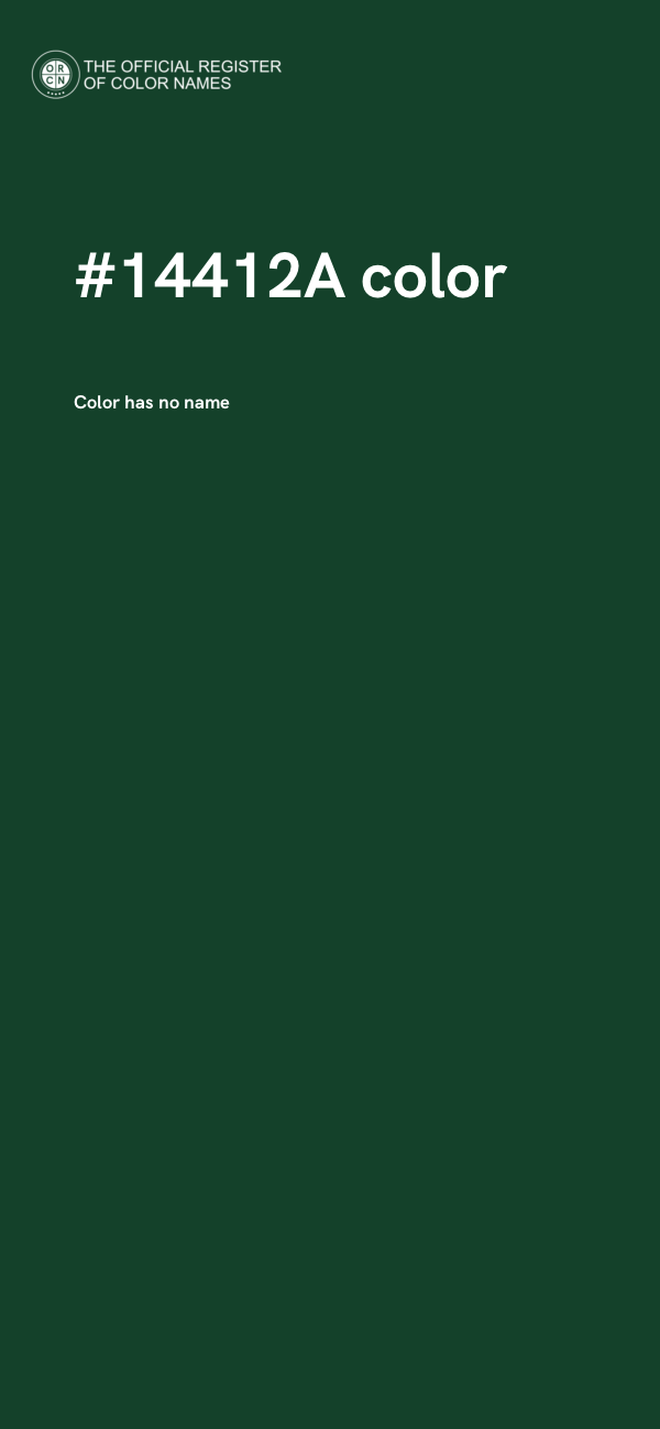 #14412A color image
