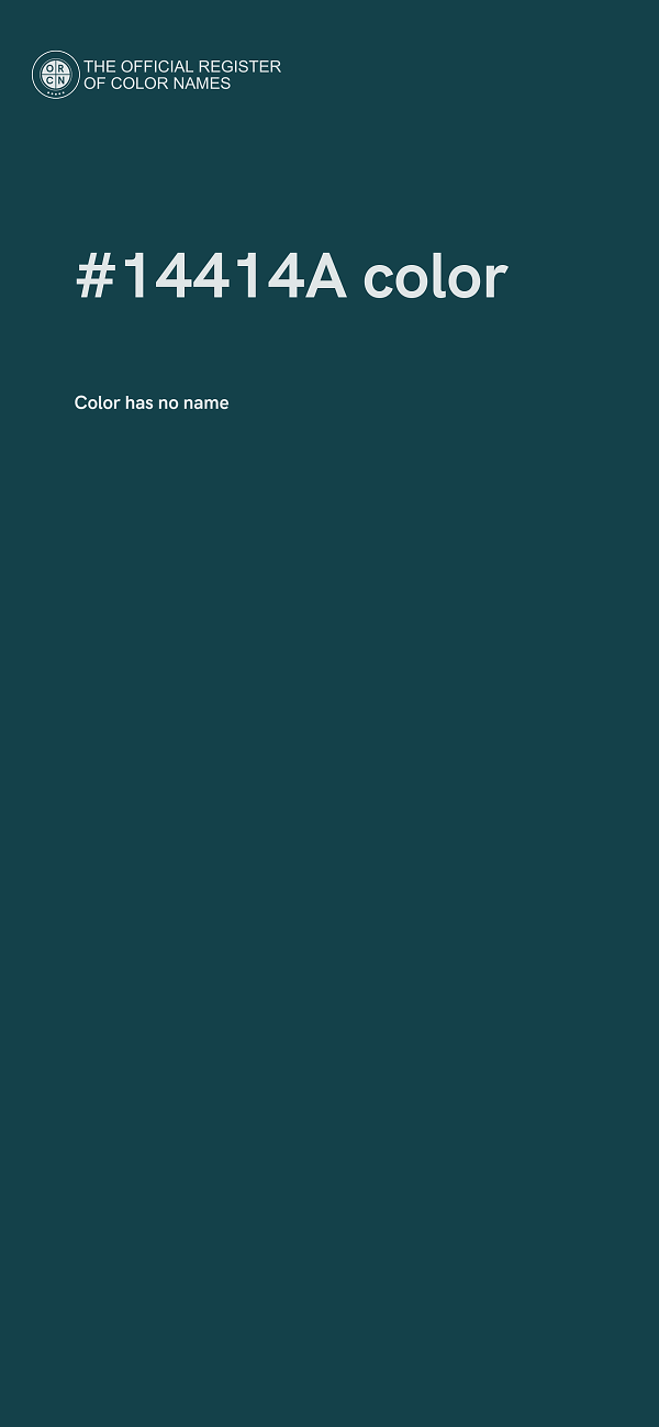 #14414A color image
