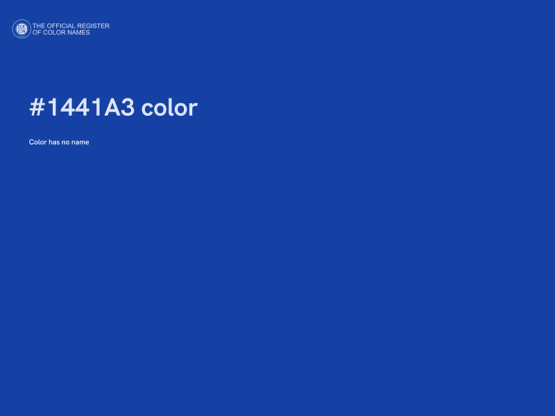 #1441A3 color image