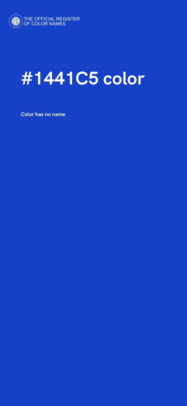 #1441C5 color image