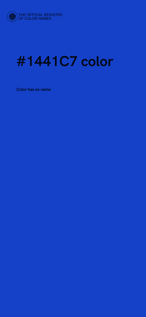 #1441C7 color image