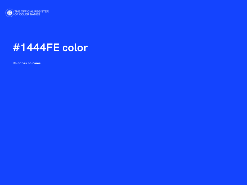 #1444FE color image