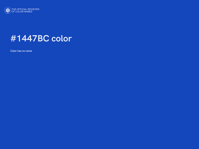 #1447BC color image