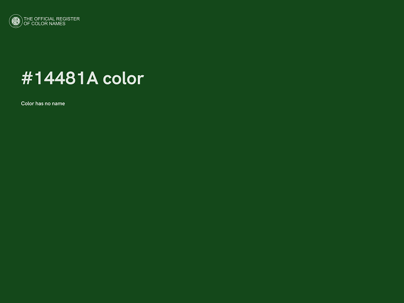 #14481A color image