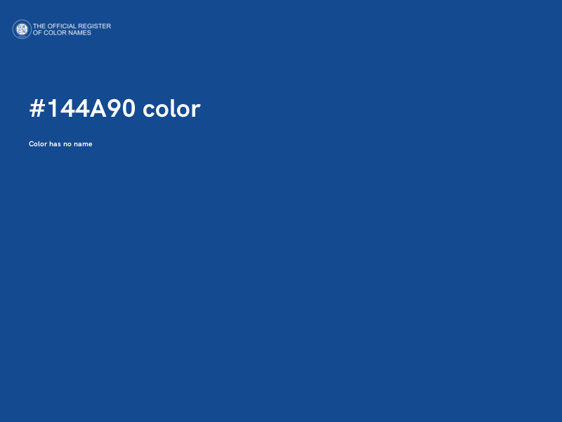 #144A90 color image