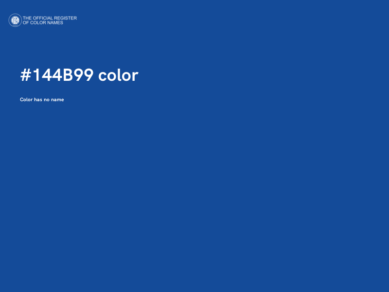 #144B99 color image