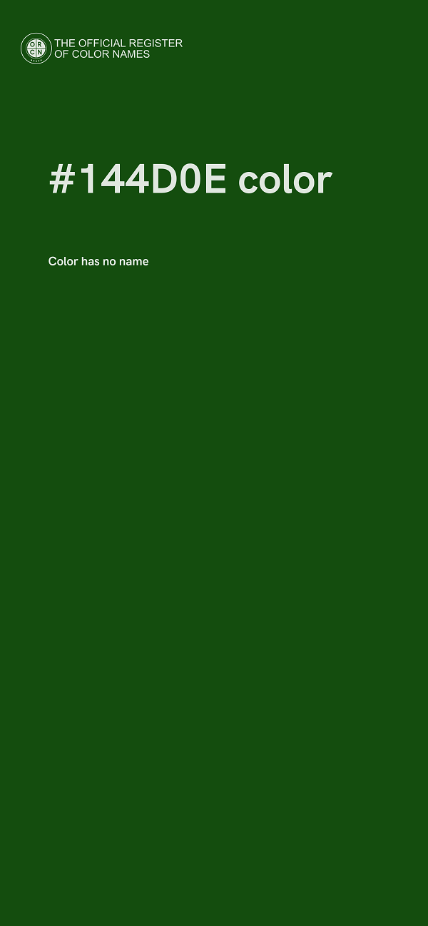 #144D0E color image
