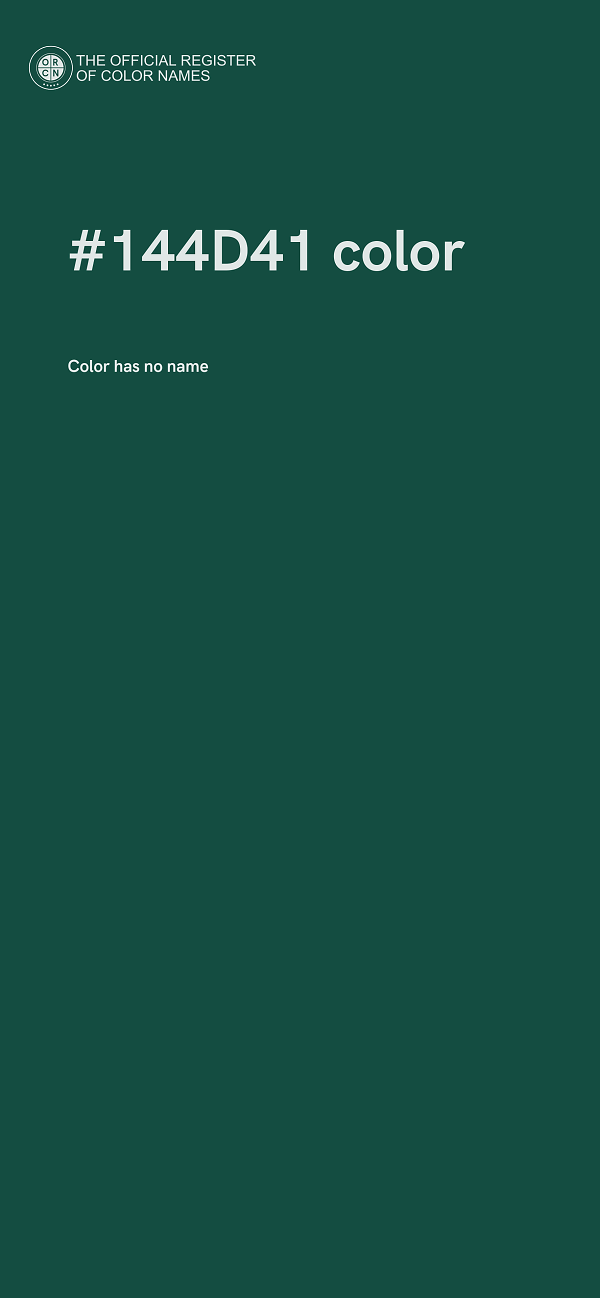 #144D41 color image