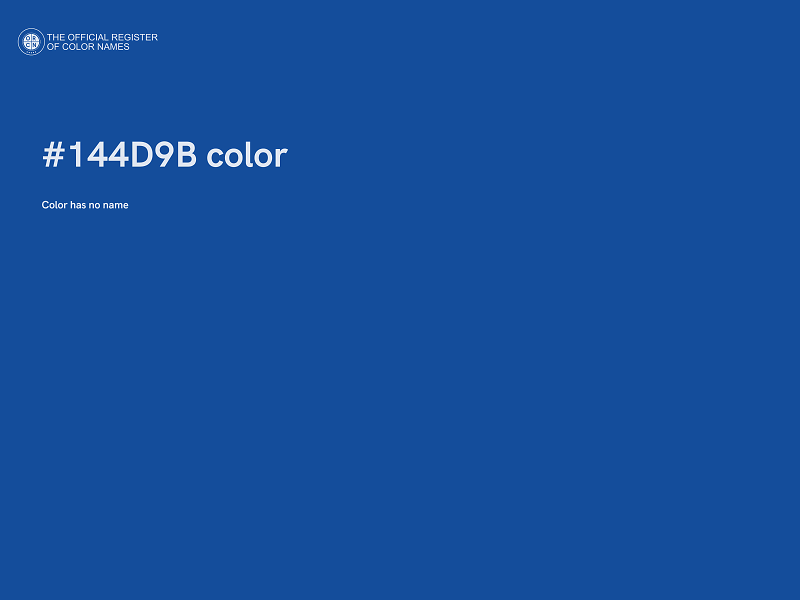 #144D9B color image