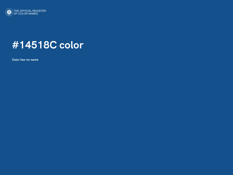 #14518C color image