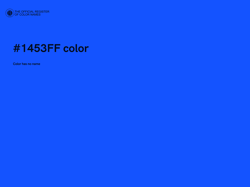 #1453FF color image