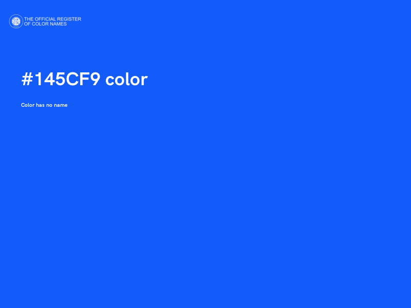 #145CF9 color image