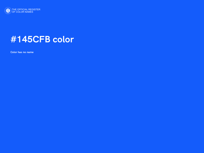 #145CFB color image