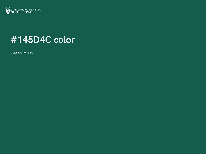 #145D4C color image