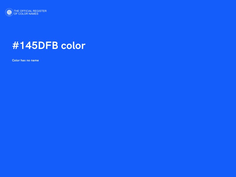 #145DFB color image
