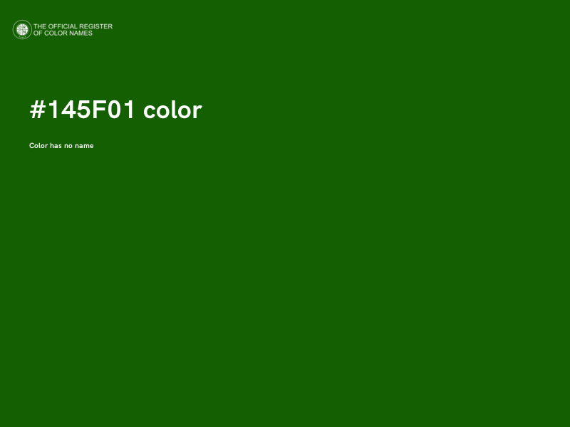 #145F01 color image