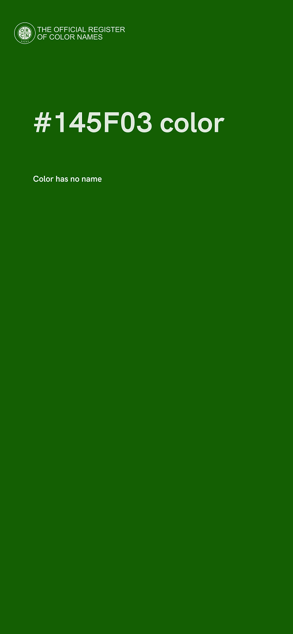 #145F03 color image