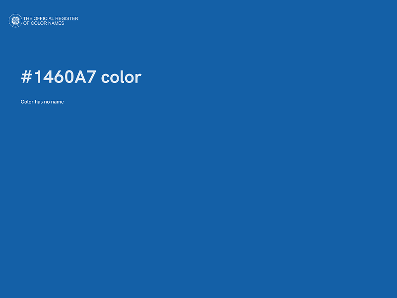 #1460A7 color image