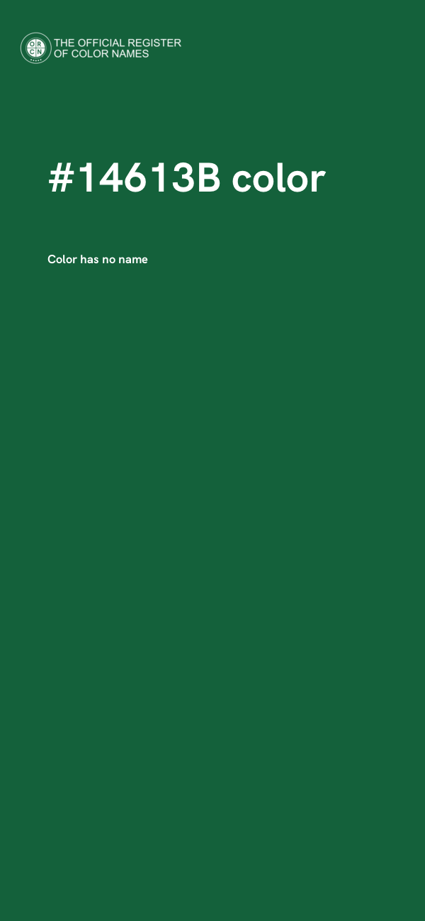 #14613B color image