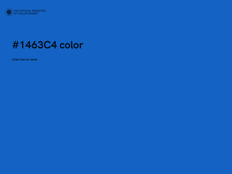 #1463C4 color image