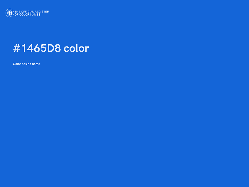 #1465D8 color image