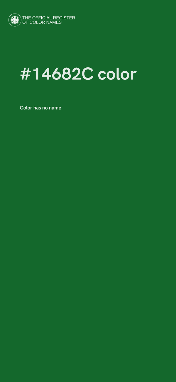 #14682C color image