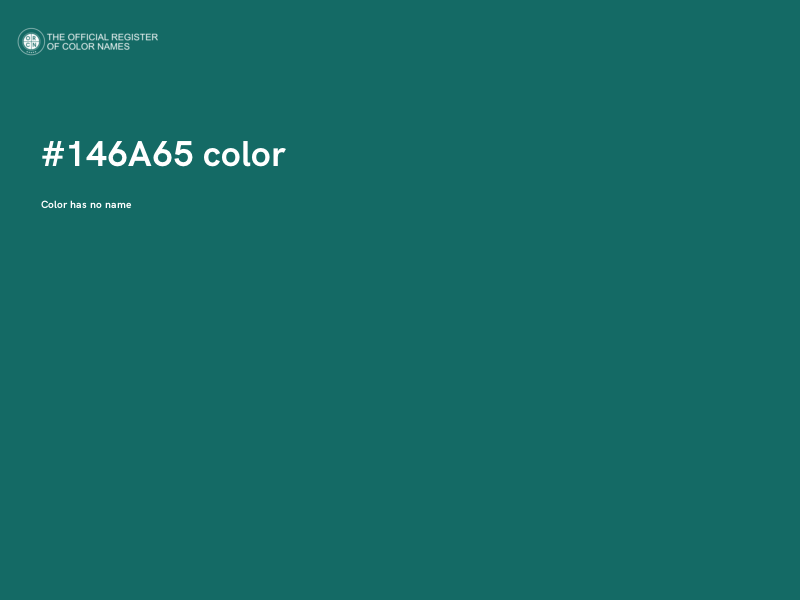 #146A65 color image