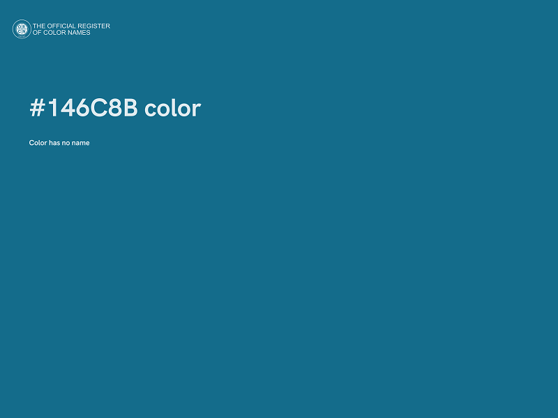 #146C8B color image