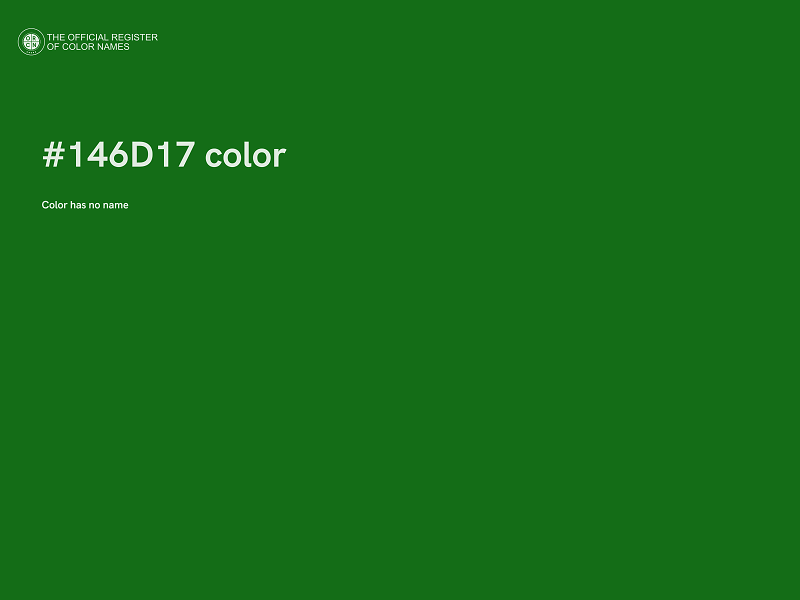 #146D17 color image