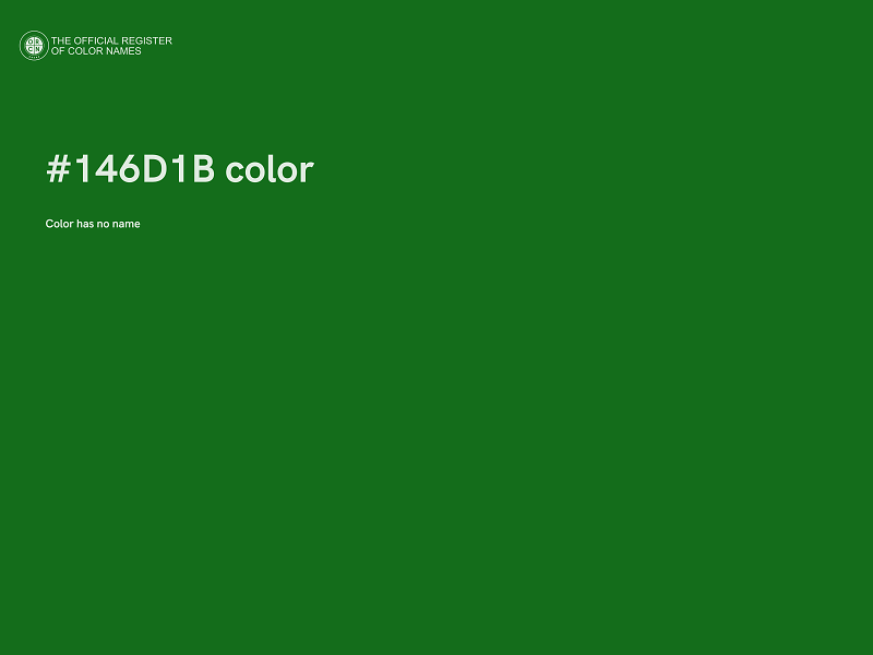 #146D1B color image