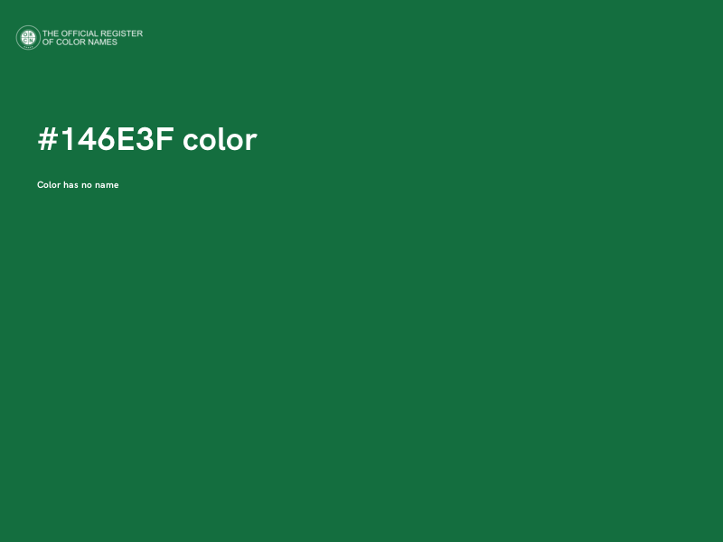 #146E3F color image