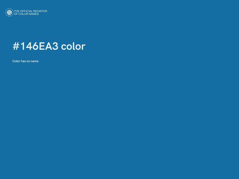 #146EA3 color image
