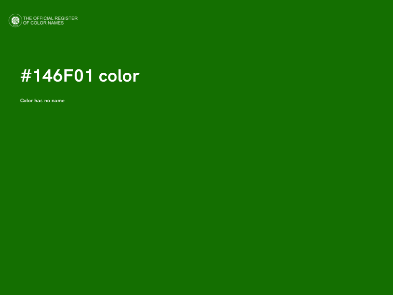 #146F01 color image