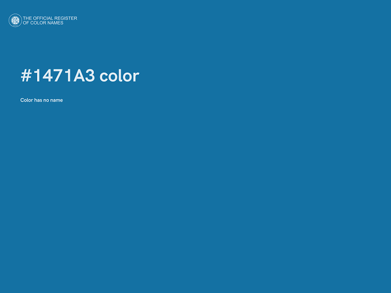 #1471A3 color image