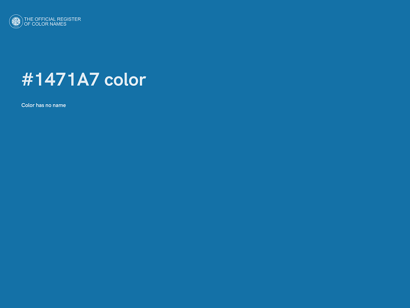 #1471A7 color image