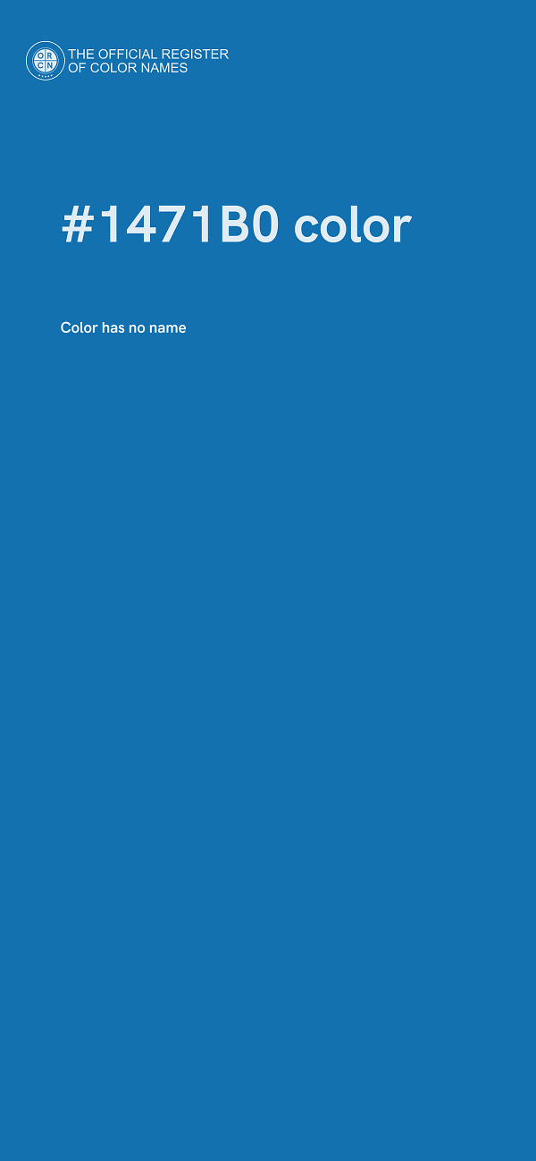 #1471B0 color image