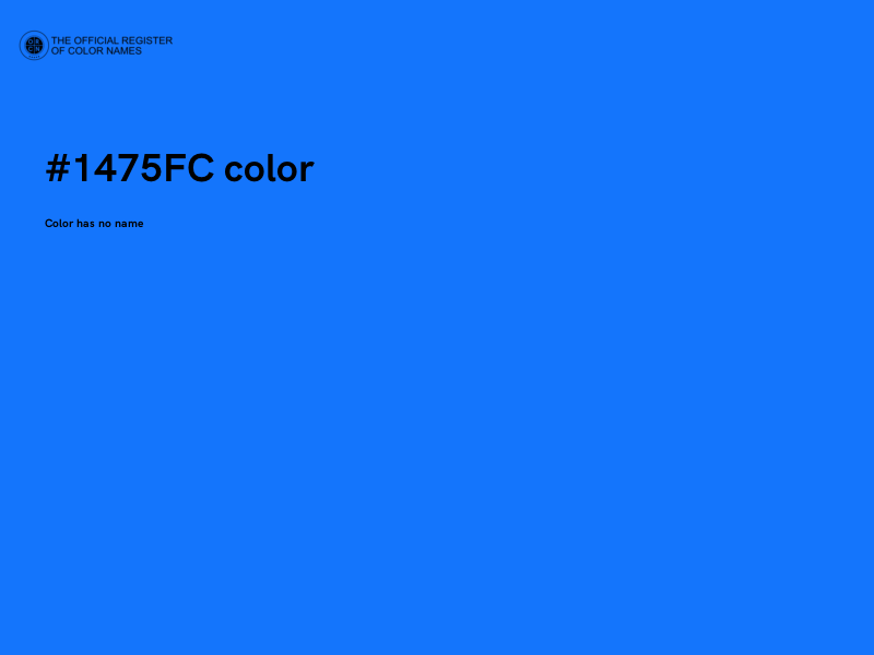 #1475FC color image