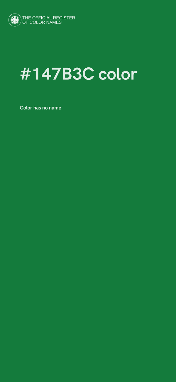 #147B3C color image