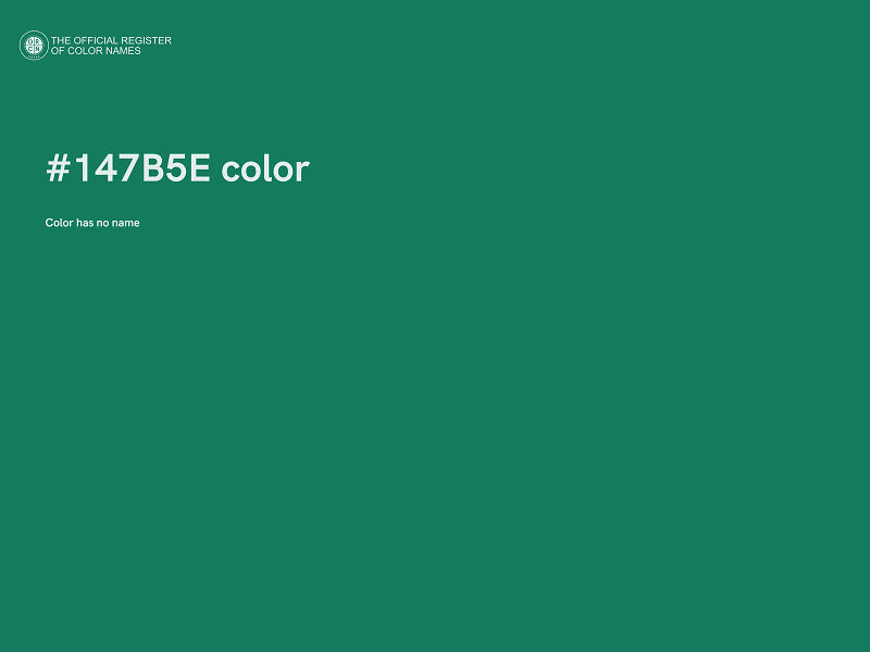 #147B5E color image